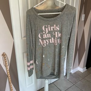 Cha ser -  gray sweatshirt size medium